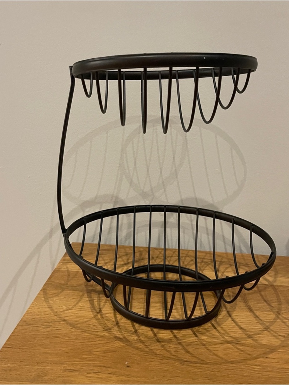 Spectrum Ashley Arched Two-Tier Black Wire Server Stand